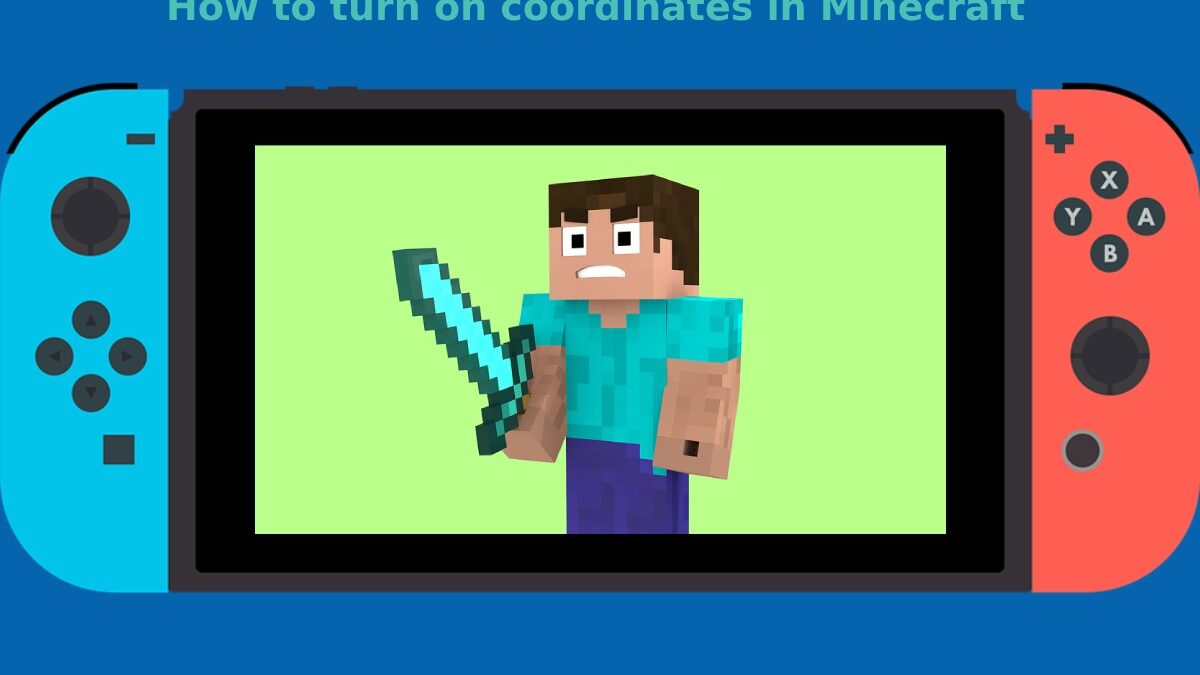 How to turn on coordinates in Minecraft