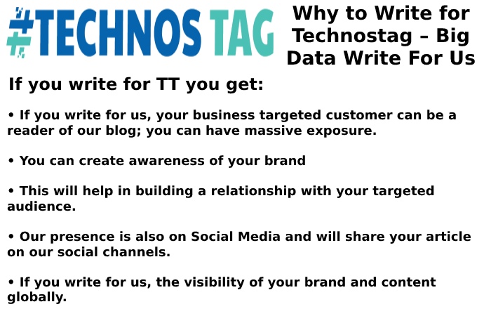 Why to Write for Technostag - Big Data Write For Us