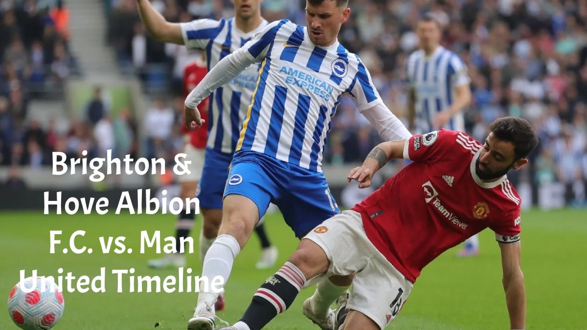 Brighton & Hove Albion F.C. vs. Man United Timeline