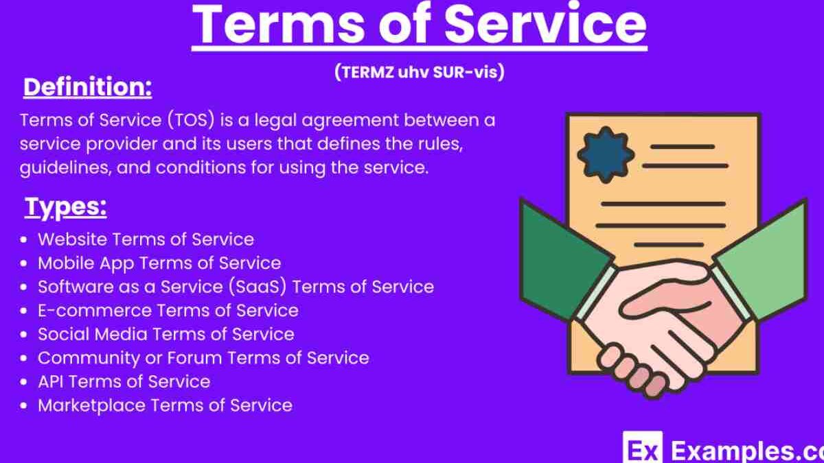 Terms of service