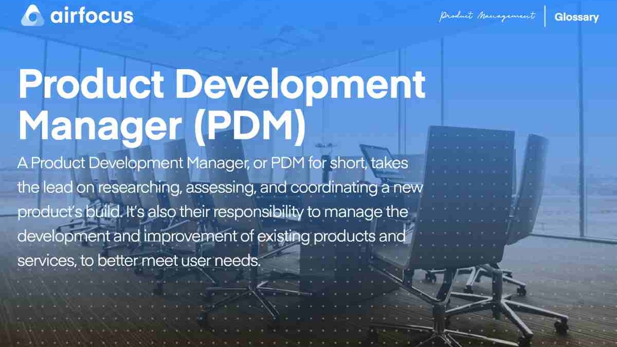 The professional development of the product manager