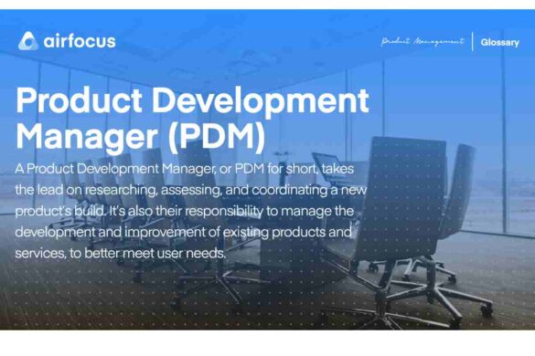 The professional development of the product manager